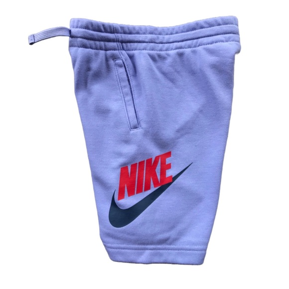 BOYS NIKE PURPLE JOGGER SHORTS SIZE 4-5 YRS - Picture 2 of 4